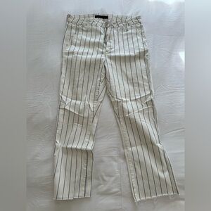 Joe’s Jeans pinstripe cropped jean